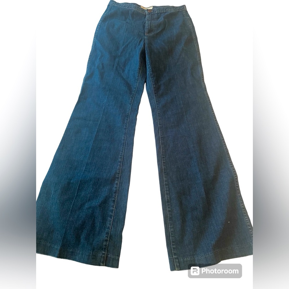Free People Ray of Sunshine wide leg jeans